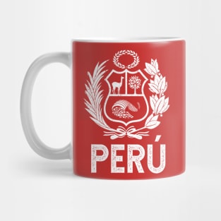 Peru Coat of arms - vintage design Mug